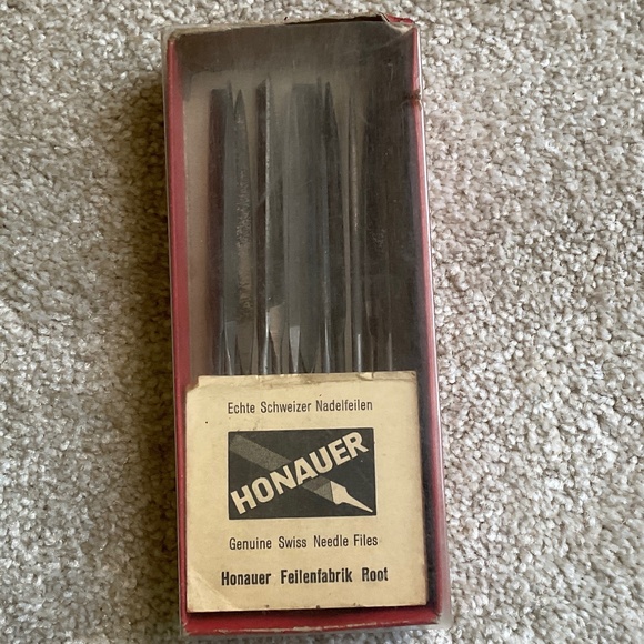 Vintage Honauer Swiss Needle File Set 13 Files - Picture 1 of 4